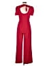 Eliza J Solid Red Jumpsuit Size 6 - photo 2