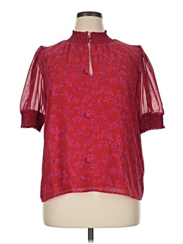 Evereve Short Sleeve Blouse (view 1)