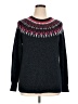 Lane Bryant Chevron-herringbone Black Pullover Sweater Size 14 - 16 Plus - photo 1