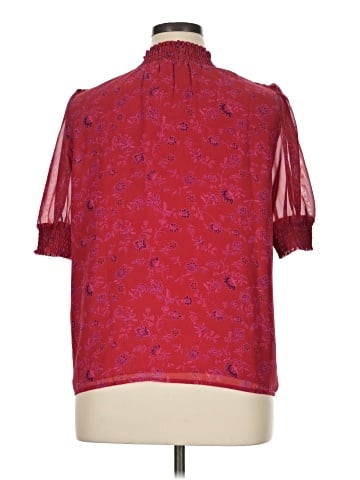 Evereve Short Sleeve Blouse (view 2)