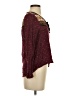 Rewind 100% Rayon Burgundy Long Sleeve Top Size S - photo 4