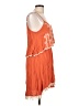 Alya 100% Polyester Orange Casual Dress Size L - photo 4