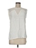 Sandro 100% Viscose White Sleeveless Blouse Size Med (2) - photo 1