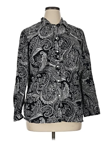 Chaps Long Sleeve Blouse (view 1)