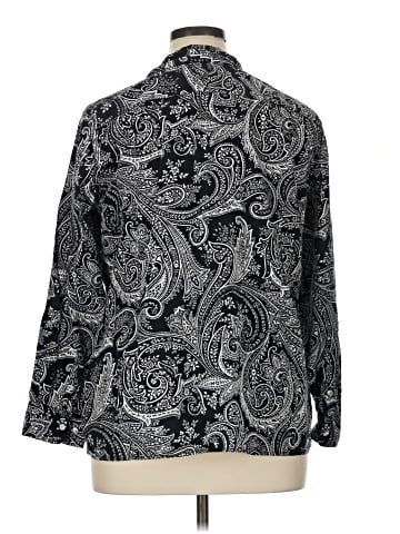 Chaps Long Sleeve Blouse (view 2)