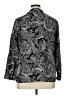 Chaps 100% Cotton Paisley Silver Long Sleeve Blouse Size 1X - photo 2