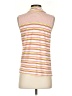 CAbi 100% Rayon Stripes Yellow Sleeveless Button-Down Shirt Size S - photo 2