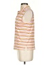 CAbi 100% Rayon Stripes Yellow Sleeveless Button-Down Shirt Size S - photo 5