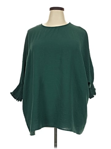 Jules and James 3/4 Sleeve Blouse (view 1)