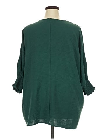 Jules and James 3/4 Sleeve Blouse (view 2)