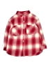 Zara Plaid Red Long Sleeve Button-Down Shirt Size 11 - 12 - photo 1