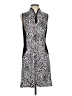 GG Blue Animal Print Black Cocktail Dress Size S - photo 1