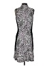 GG Blue Animal Print Black Cocktail Dress Size S - photo 2