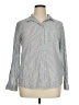 Eddie Bauer Stripes Gray Long Sleeve Button-Down Shirt Size XL - photo 1