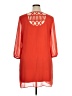 Thalia Sodi 100% Polyester Solid Orange Casual Dress Size XL - photo 2