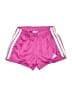 Adidas 100% Recycled Polyester Hearts Pink Athletic Shorts Size 7 - photo 1