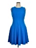 Tommy Hilfiger Solid Blue Cocktail Dress Size 14 - photo 1