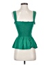t.la 100% Cotton Green Sleeveless Blouse Size XS - photo 1