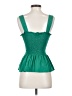 t.la 100% Cotton Green Sleeveless Blouse Size XS - photo 2