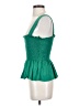 t.la 100% Cotton Green Sleeveless Blouse Size XS - photo 5
