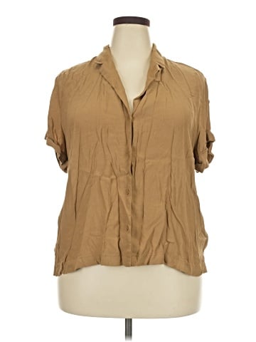 Banana Republic Factory Store Short Sleeve Blouse (view 1)