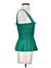t.la 100% Cotton Green Sleeveless Blouse Size XS - photo 4