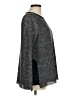 Eileen Fisher Metallic Gray Pullover Sweater Size M - photo 4