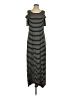 Chico's Stripes Black Casual Dress Size S - photo 1