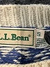 L.L.Bean Print Blue Pullover Sweater Size S - photo 7