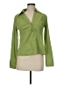 Axcess Green Long Sleeve Blouse Size 8 - photo 1