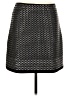French Connection Houndstooth Black Casual Skirt Size 10 - photo 1