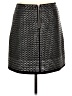 French Connection Houndstooth Black Casual Skirt Size 10 - photo 2
