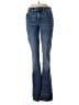 Express Stripes Blue Jeans Size 6R - photo 1