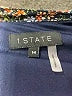 1.State 100% Polyester Paisley Blue Casual Dress Size 14 - photo 7