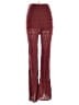 Flat White Burgundy Casual Pants Size S - photo 1