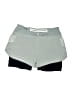 Athleta Color Block Gray Athletic Shorts Size M - photo 2