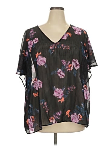 RACHEL Rachel Roy Short Sleeve Blouse (view 1)