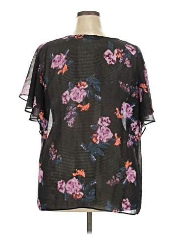 RACHEL Rachel Roy Short Sleeve Blouse (view 2)