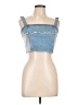 Emory Park 100% Cotton Blue Sleeveless Top Size L - photo 1