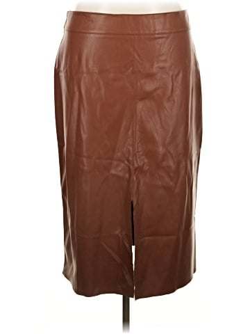 Dorothy Perkins Faux Leather Skirt (view 1)