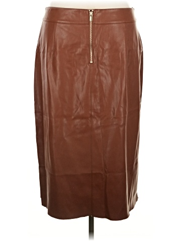 Dorothy Perkins Faux Leather Skirt (view 2)