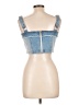 Emory Park 100% Cotton Blue Sleeveless Top Size L - photo 2
