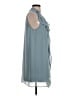 BCBGMAXAZRIA 100% Polyester Blue Cocktail Dress Size S - photo 4