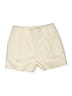 Marie Oliver Solid Ivory Khaki Shorts Size 8 - photo 1
