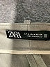 Zara Chevron-herringbone Gray Dress Pants Size M - photo 7