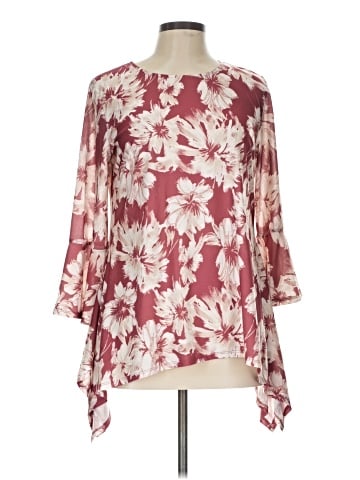 Petal Dew 3/4 Sleeve Blouse (view 1)