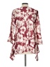 Petal Dew Burgundy 3/4 Sleeve Blouse Size L - photo 2