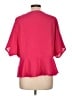 Assorted Brands 100% Polyester Pink Short Sleeve Blouse Size L - photo 2