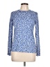 J. McLaughlin Blue Long Sleeve T-Shirt Size L - photo 1