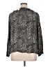 Talbots Animal Print Gray 3/4 Sleeve Blouse Size XL - photo 2